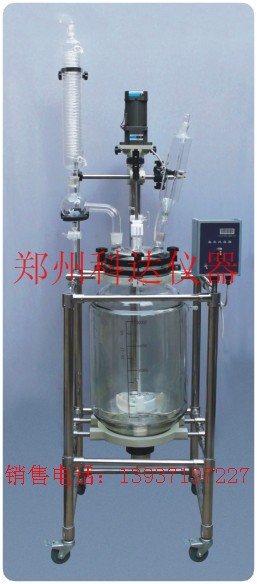 30升S212系列变频调速双层玻璃反应釜